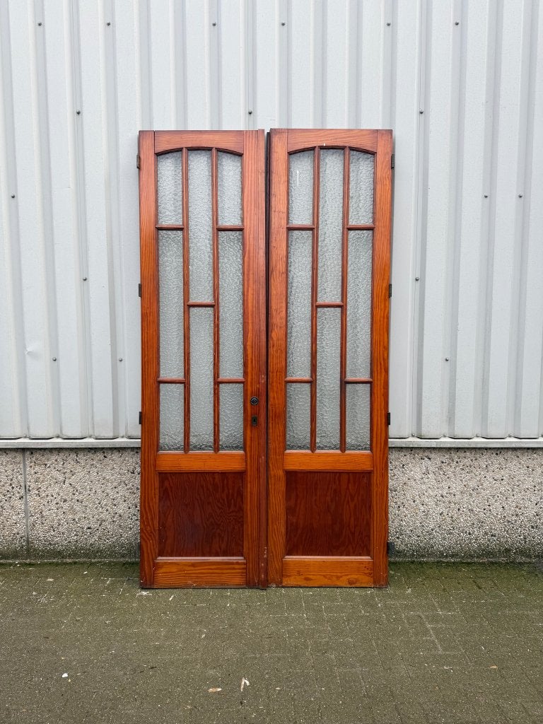 Prachtige antieke massieve pitchpine ensuitedeuren, La belle porte, Jurgen.hoogenboezem@gmail.com, Binnendeur, Ophalen of Verzenden