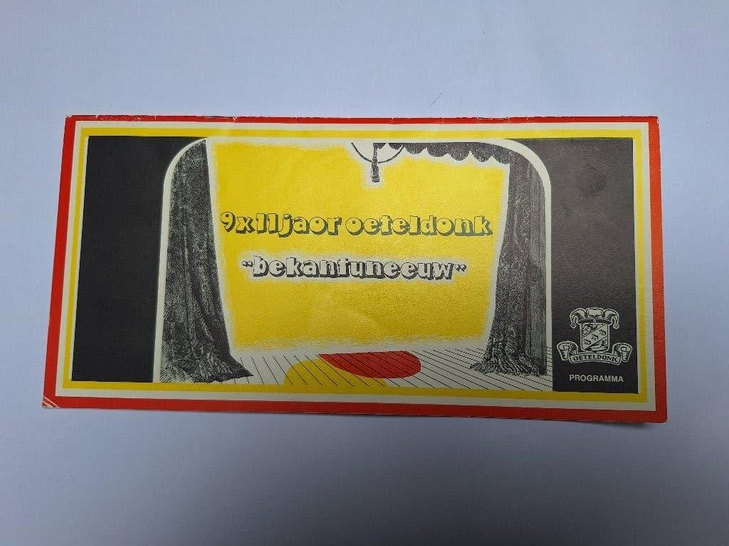 9 * 11 jaor Oeteldonk bekantuneeeuw 1981, Ophalen of Verzenden, Zo goed als nieuw, Artiest