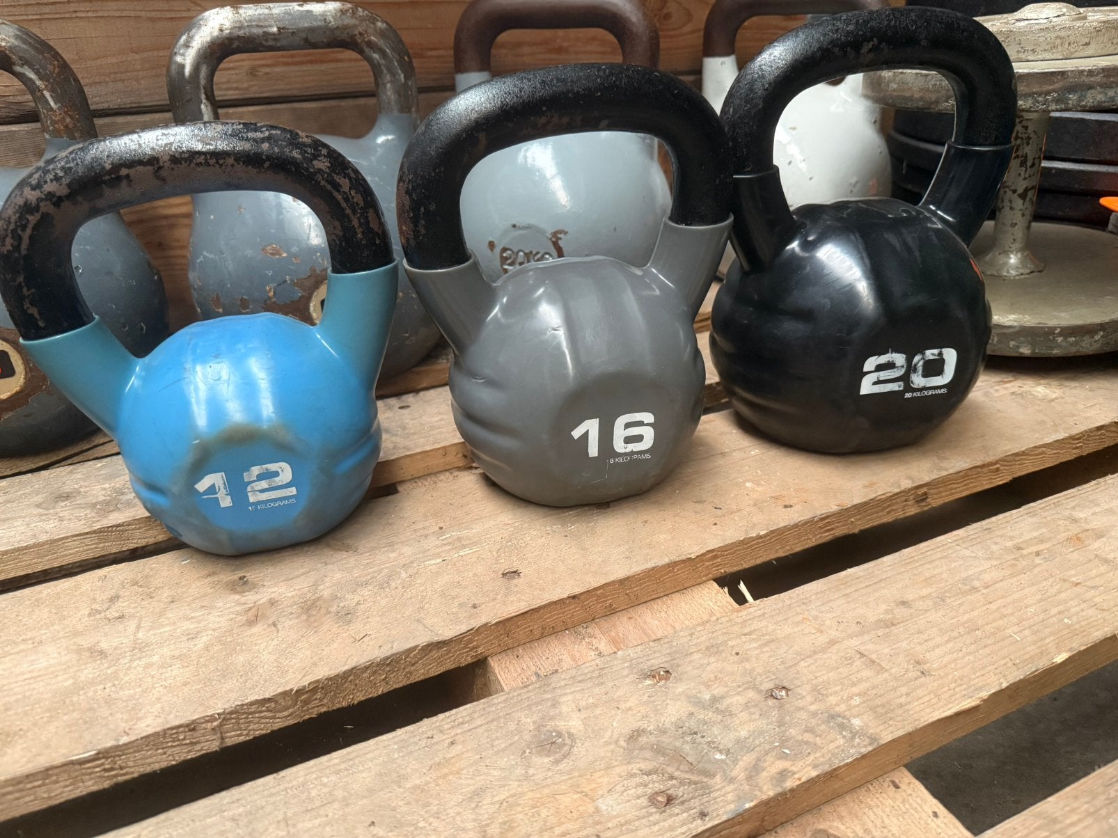 Escape kettlebells, Sport en Fitness, Ophalen, Zo goed als nieuw, Kettlebell