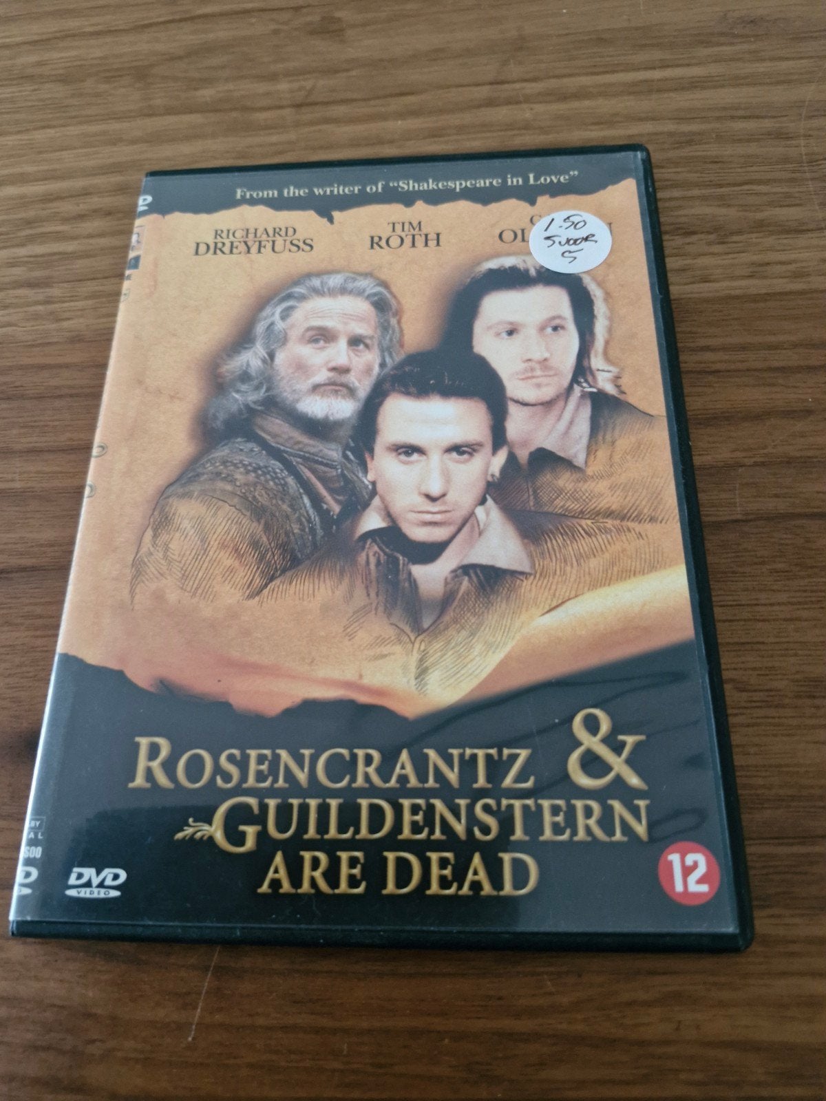 Rosencrantz & Guildenstern Are Dead DVD, Nederlands, Ophalen of Verzenden, Vanaf 12 jaar, Inclusief doosje