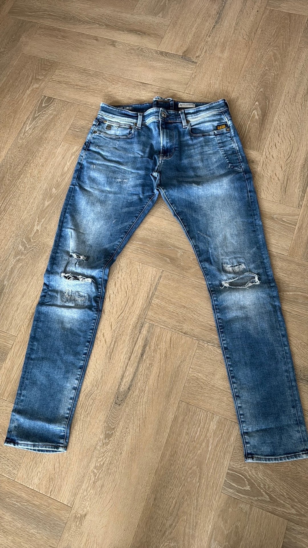 G-Star spijkerbroek maat 34, Ophalen of Verzenden, Zo goed als nieuw, Blauw, W33 - W34 (confectie 48/50)