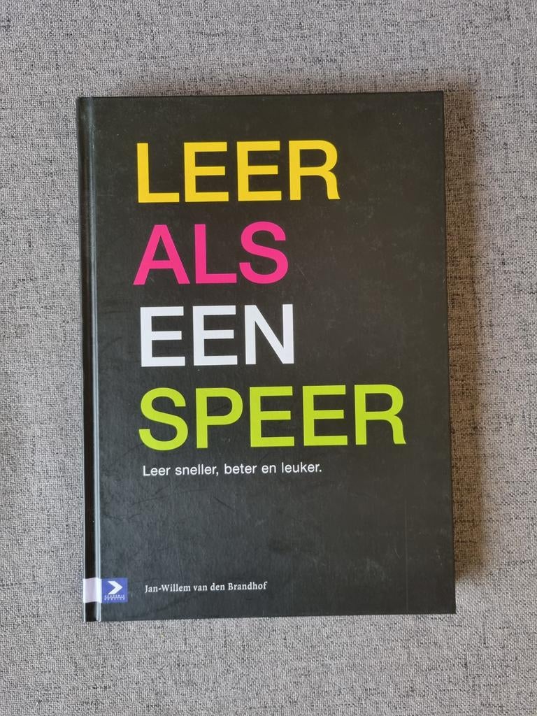 Leer als een speer, Jan Willem van den Brandhof, Boeken, Ophalen of Verzenden, Gelezen, Jan-Willem van den Brandhof