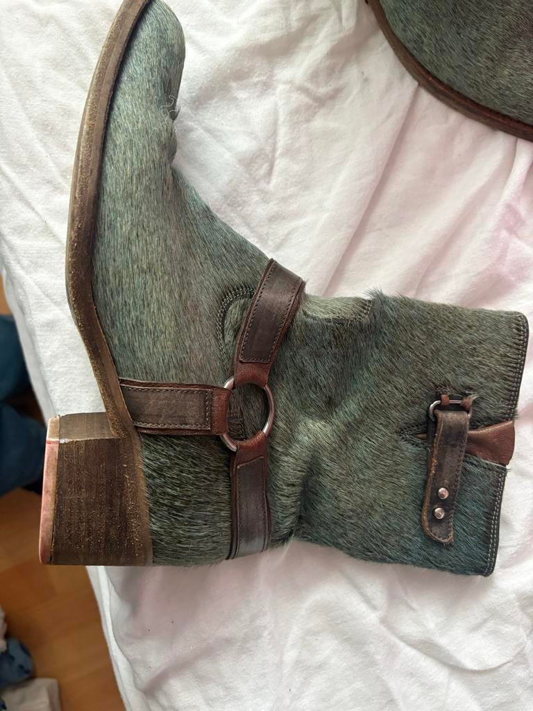 Floris van Bommel schoenen maat 39, Ophalen of Verzenden, Gedragen, Groen, Lage of Enkellaarzen