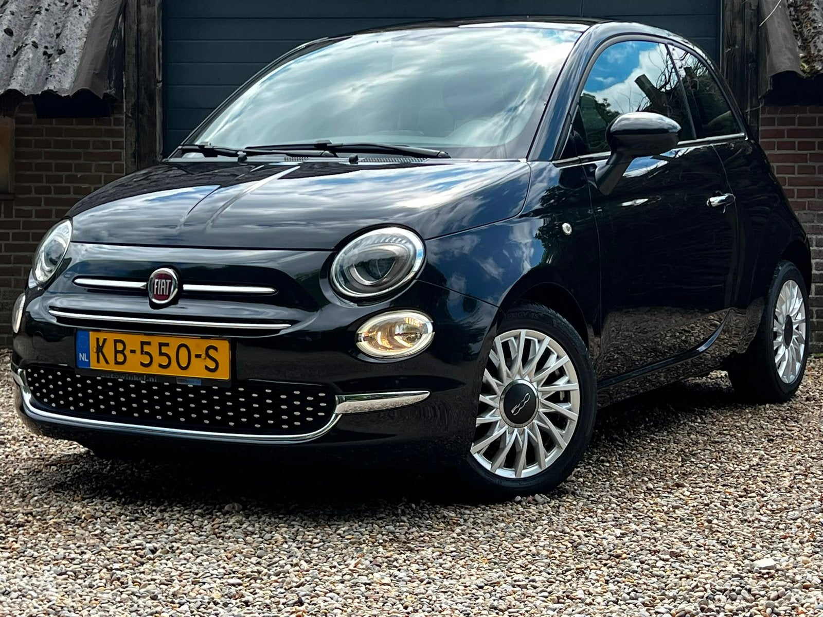 Fiat 500 0.9 TwinAir T Lounge | PDC | LED | Airco | Pano, 31 €/maand, Zwart, Origineel Nederlands, 26 km/l