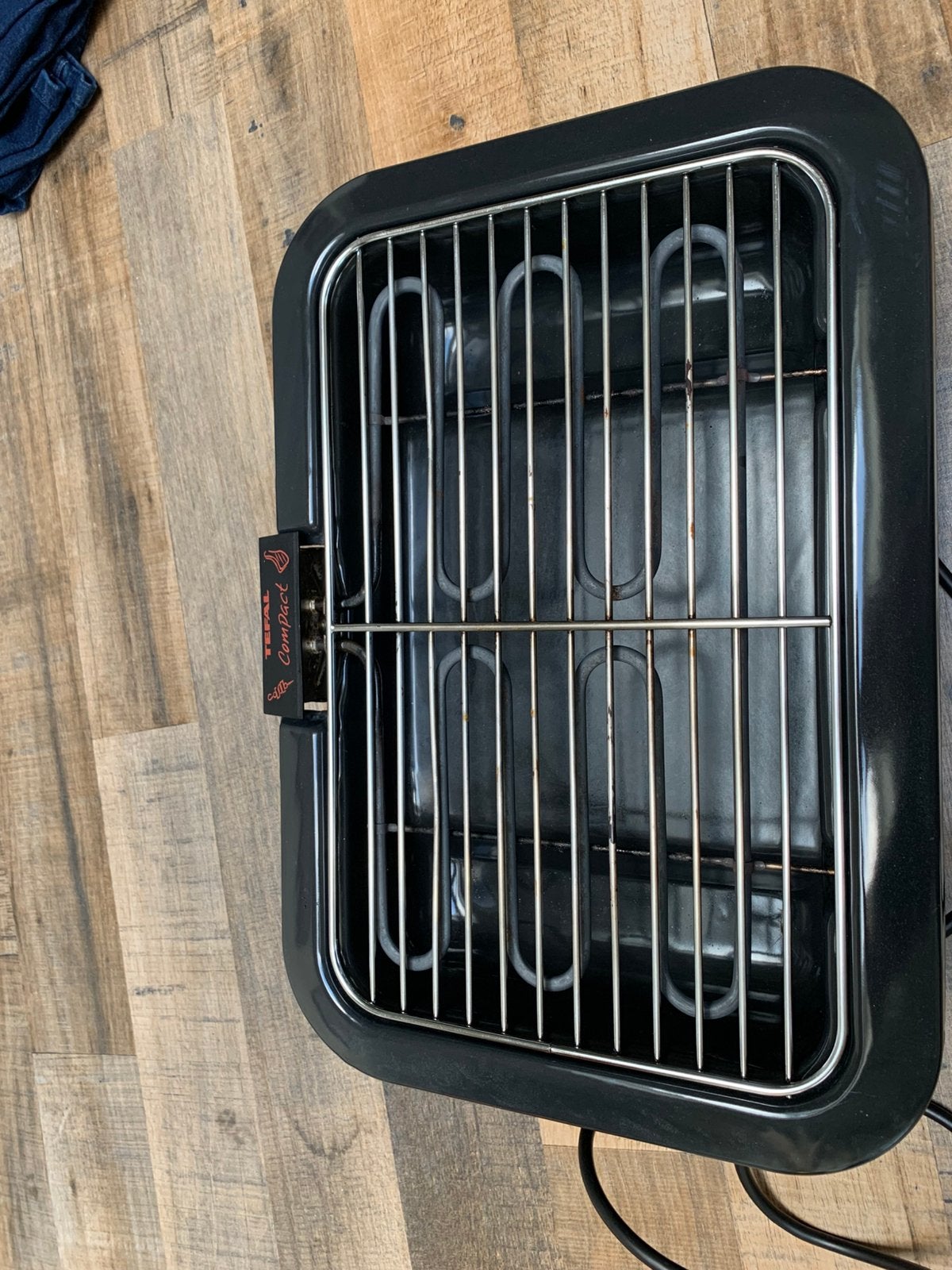 Tefal tafel barbecue binnen/buiten, Ophalen, Gebruikt