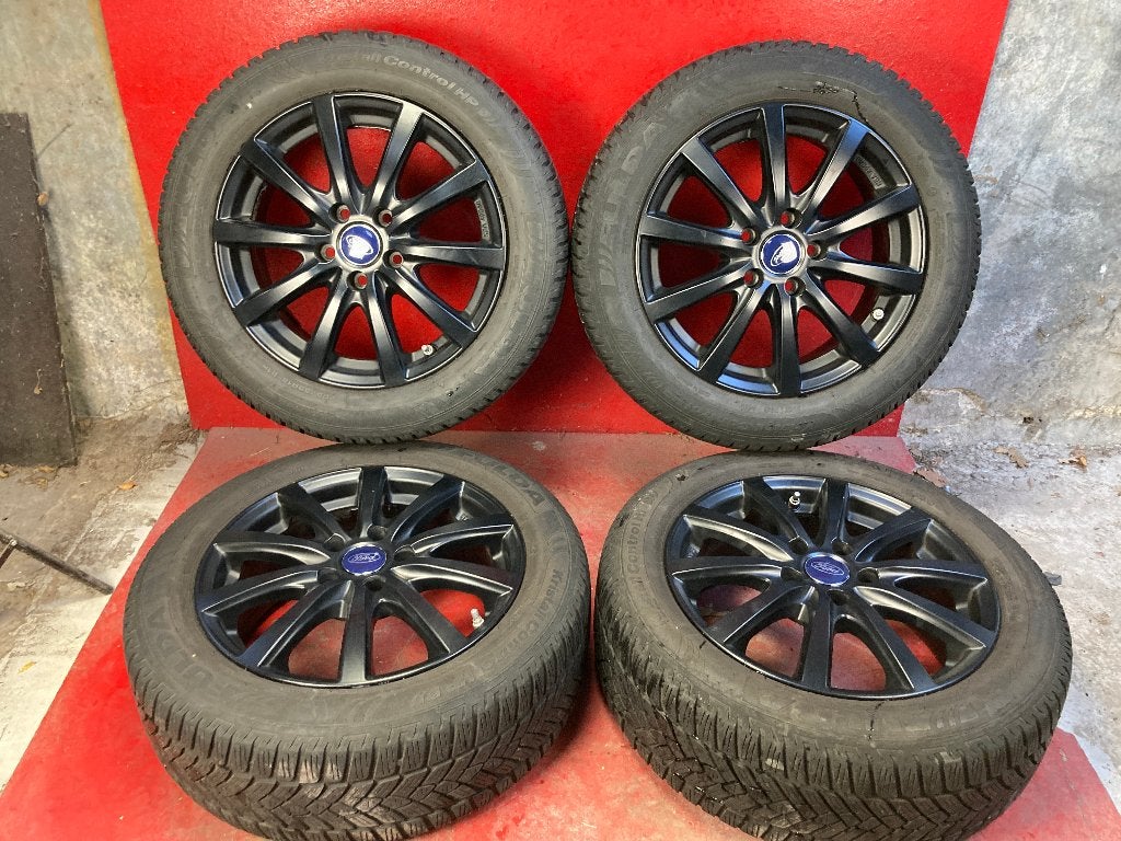 Winterbanden Ford Focus 205/55R16 Fulda, Gebruikt, 16 inch, ., Banden en Velgen