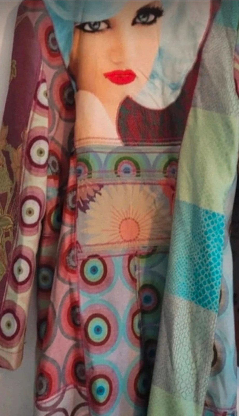 Desigual kleurrijke jas, Desigual, Ophalen of Verzenden, Gedragen, Maat 38/40 (M)