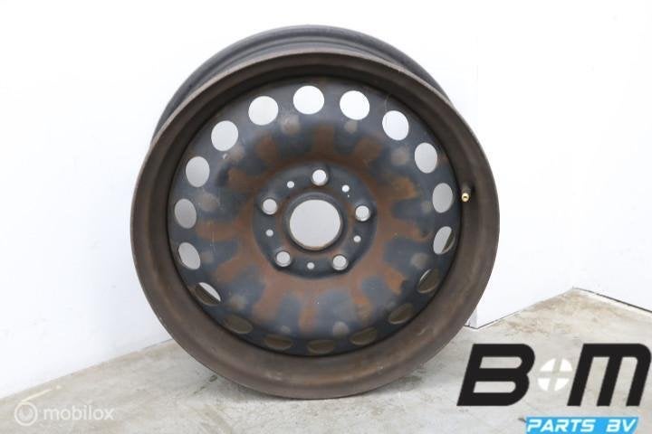 Originele 1 losse 15 inch stalen velg VW Golf 7 5Q0601027L, Gebruikt, Velg(en)