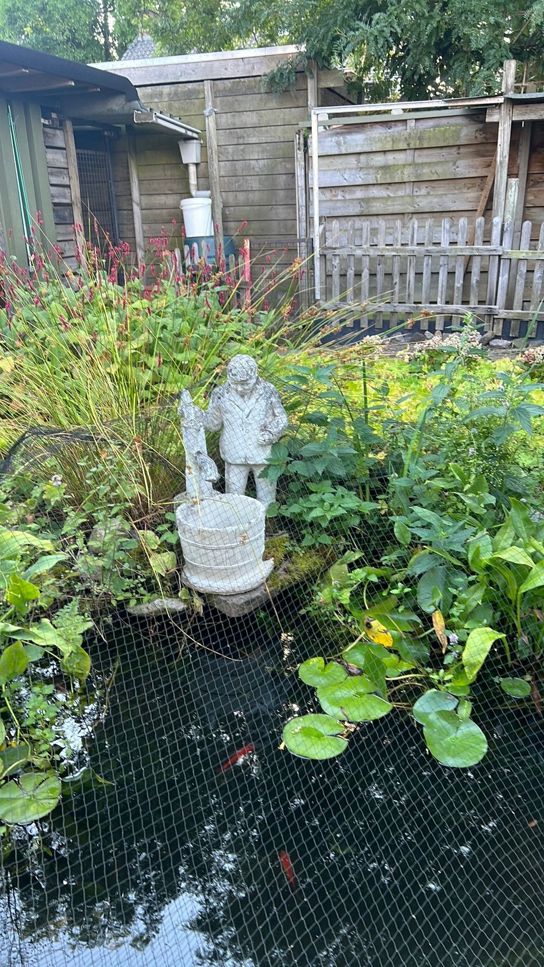 Tuinbeelden, Tuin en Terras, Tuinbeelden, Ophalen, Gebruikt, Beton, Mensenbeeld