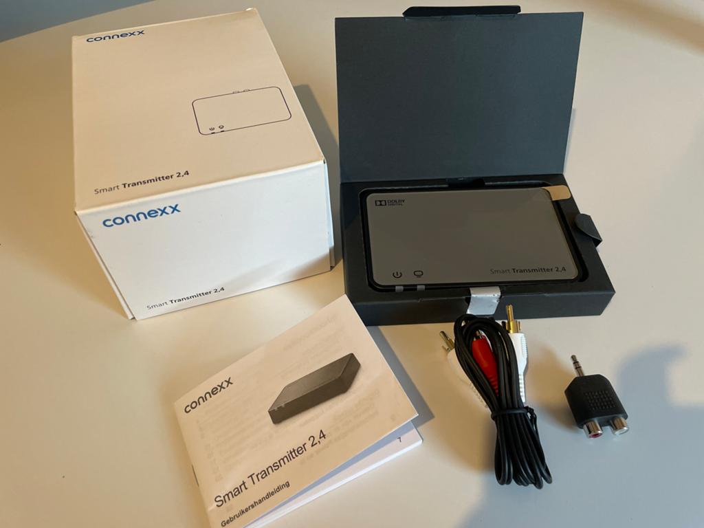 Connexx Smart Transmitter 2.4 - Draadloze Audiozender, Ophalen of Verzenden, Zo goed als nieuw, Minder dan 2 meter, Overige kabels