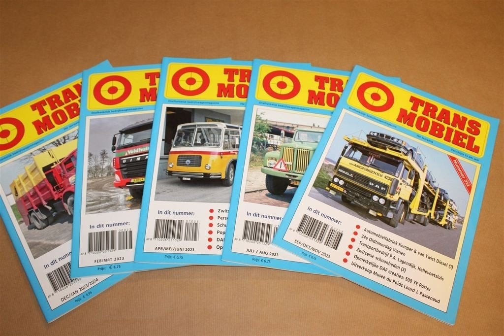 Trans Mobiel 2023 — 5 Bedrijfswagenmagazines, Ophalen of Verzenden, Zo goed als nieuw, Tractor en Landbouw