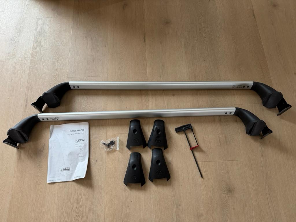 Originele Toyota dakdragers Corolla Verso, Auto diversen, Dakdragers, Ophalen of Verzenden, Zo goed als nieuw