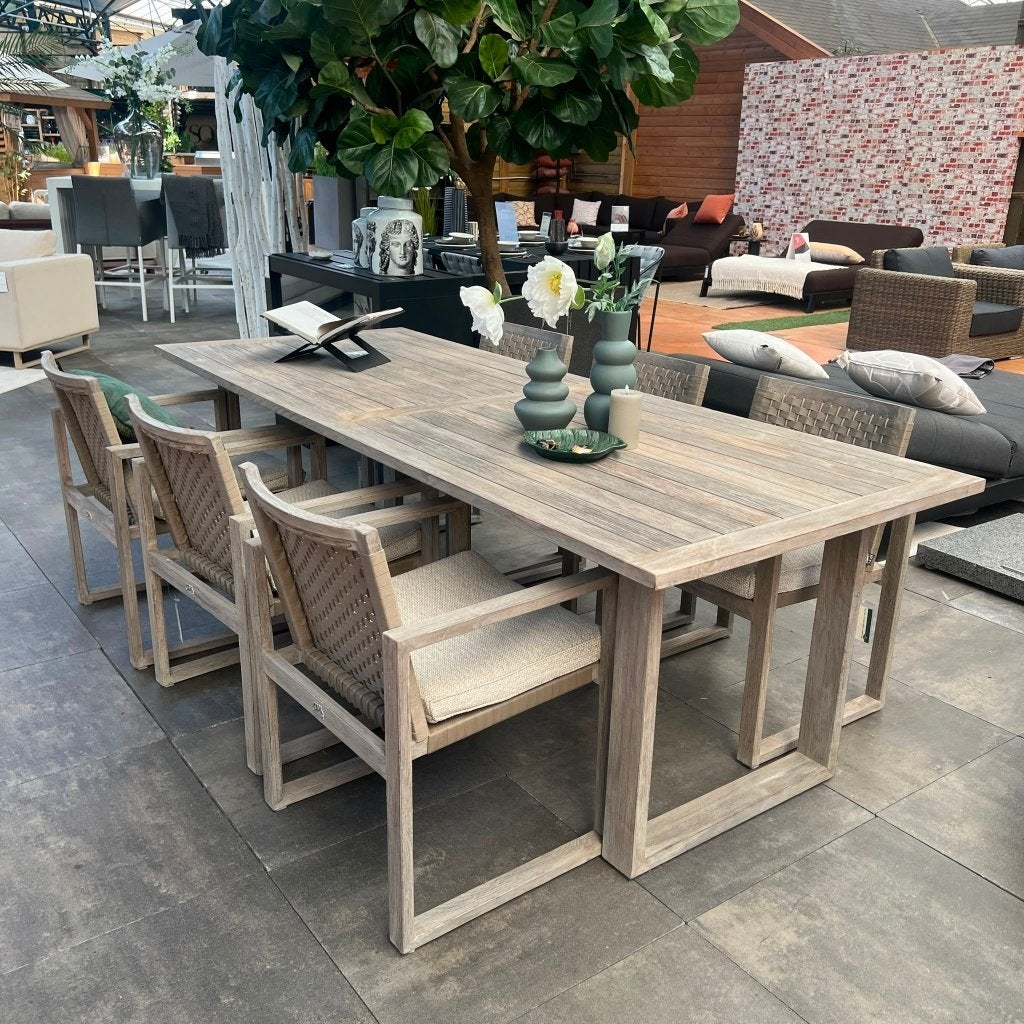Antigua Tuinset | Showroommodel, Ophalen, Gebruikt, 6 zitplaatsen, Teakhout