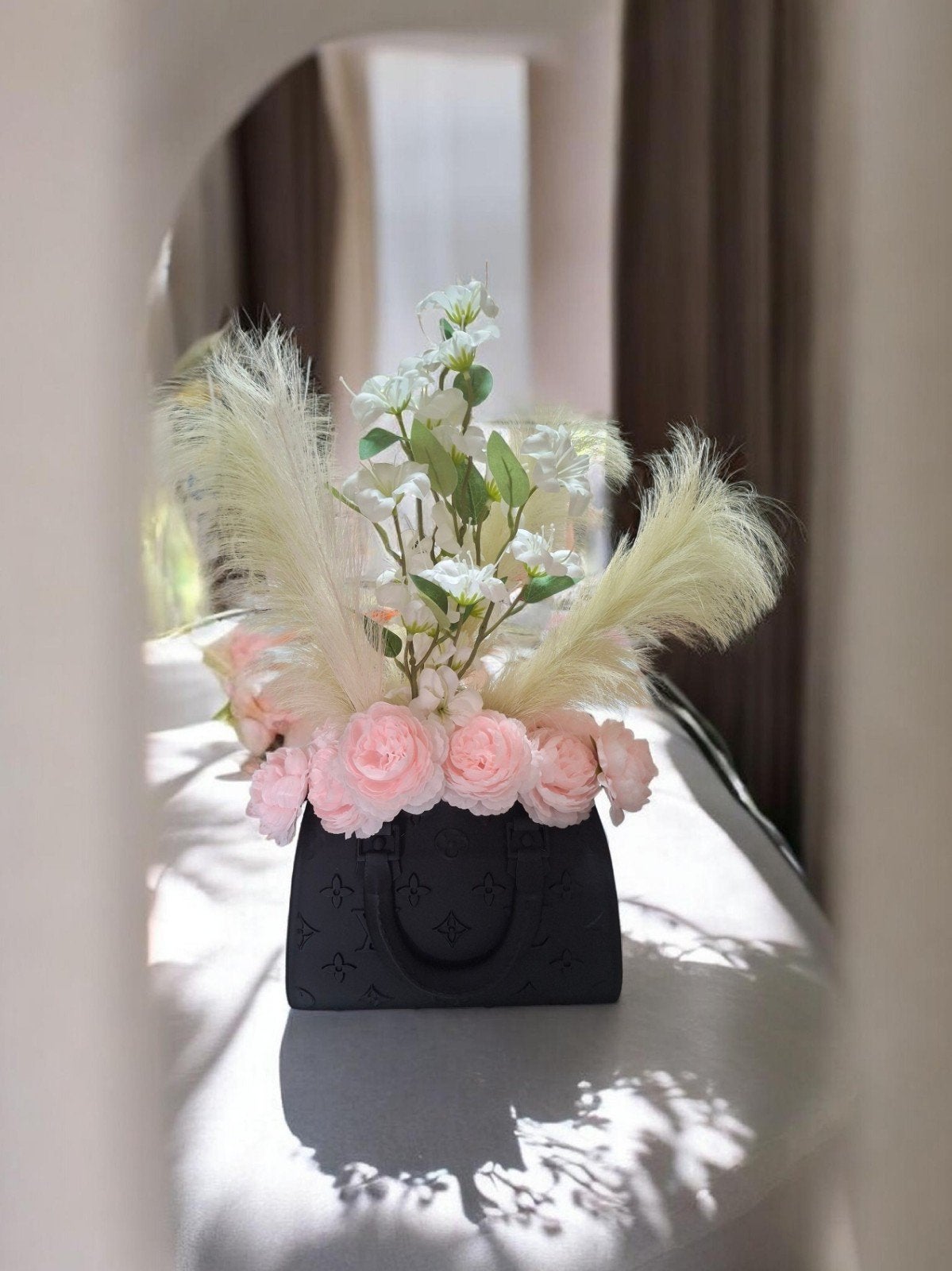 leuke designtas vaas voor kunstbloemen lv, Ophalen of Verzenden