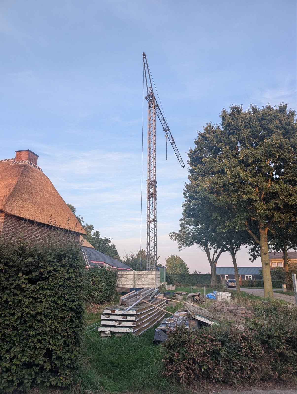 Bouwkraan 16m, met afstandsbediening, Ophalen, Gebruikt