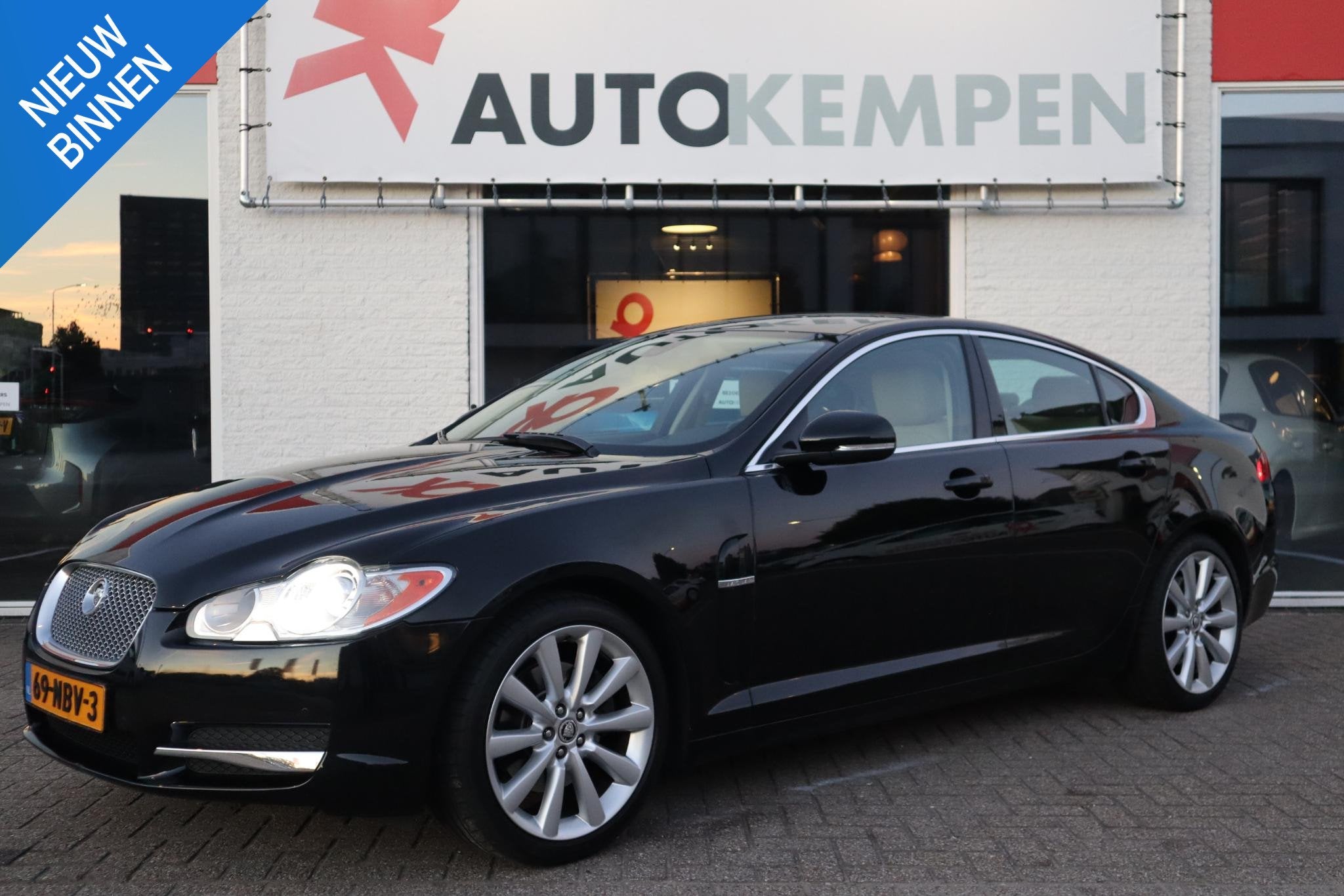 Jaguar XF 3.0 V6 PORTFOLIO 1E EIGENAAR|CAMERA|BEIGE LEDER|NA, Auto's, Automaat, 238 pk, Gebruikt, 1850 kg