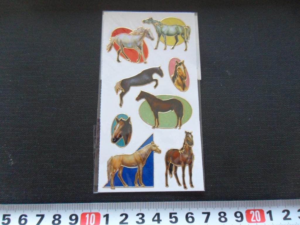 sticker set Paard Paarden GD089, Verzamelen, Stickers, Zo goed als nieuw, Ophalen