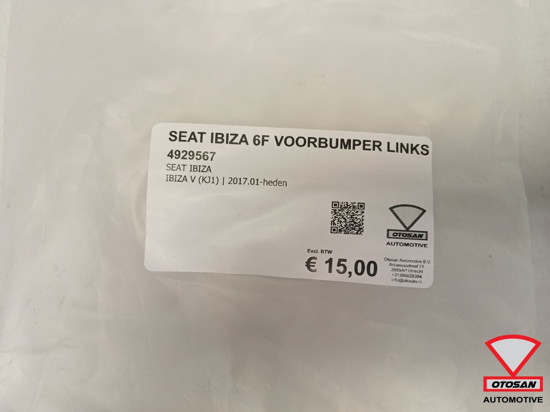 Seat Ibiza 6F 2017+ Voorbumper Steun Houder Links Nieuw, Autovia A-2, Km 585 585
08760  Martorell, ES, Ophalen of Verzenden, SEAT S.A.