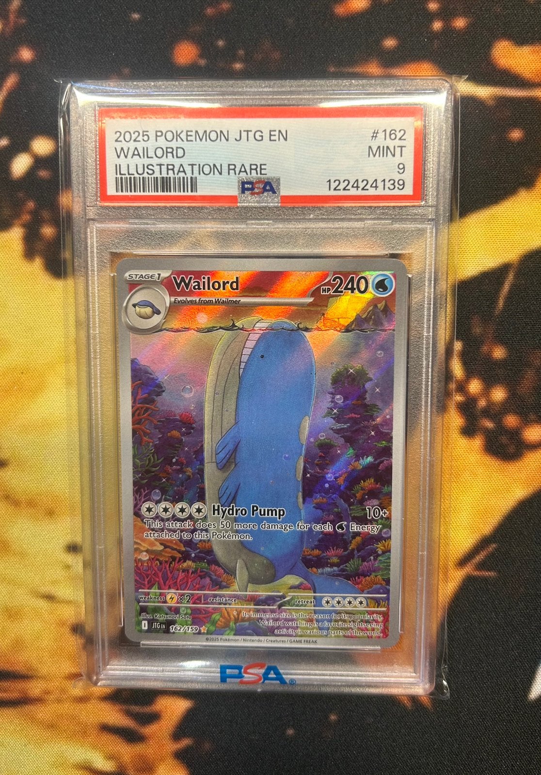 PSA 9 - WAILORD #162 - IR - JOURNEY TOGETHER, Ophalen of Verzenden, Nieuw, Losse kaart, Foil