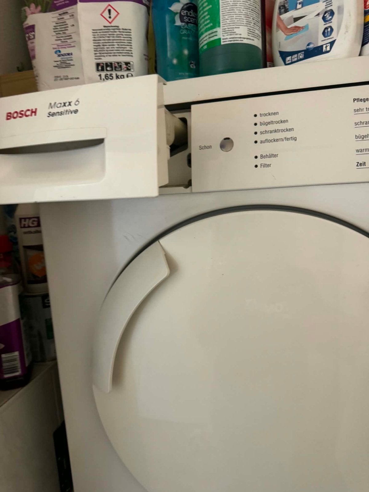Bosch Droger, Witgoed en Apparatuur, Wasdrogers, Ophalen, 6 tot 8 kg, Zo goed als nieuw, Voorlader