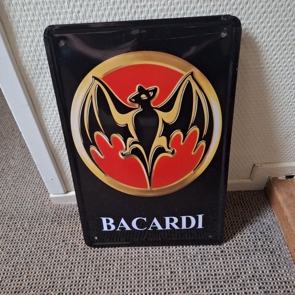 Bacardi bord, Ophalen of Verzenden, Gebruikt, Reclamebord