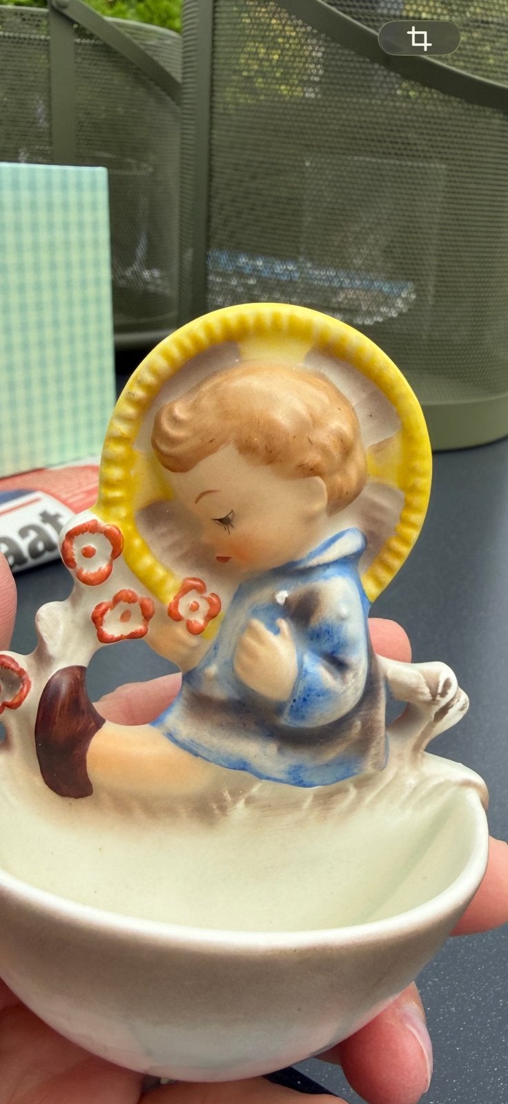 Origineel Hummel wijwaterbakje Goebel HUM 360/C  bijenmerk, Ophalen of Verzenden, Zo goed als nieuw