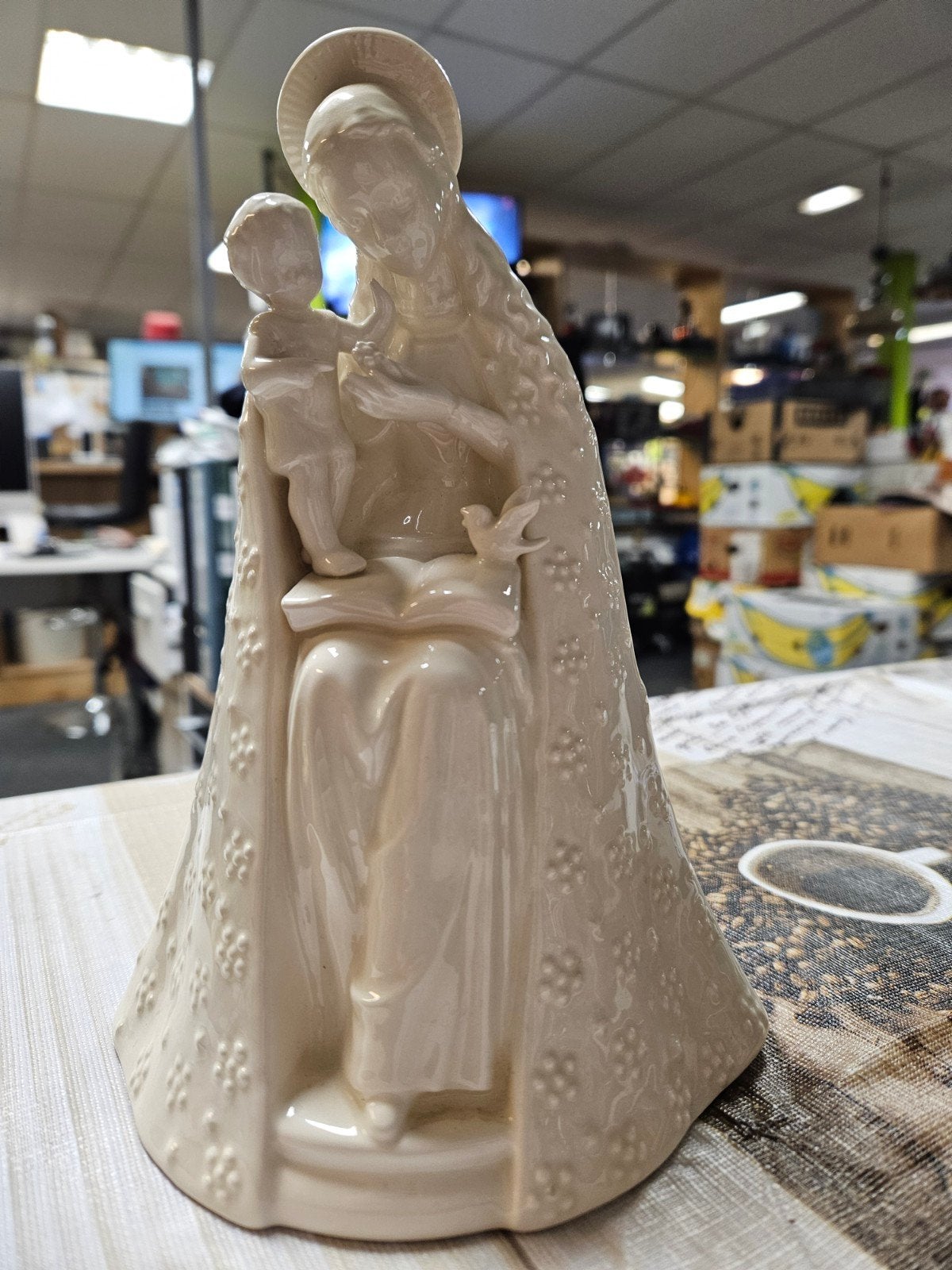 Goebel Maria met Kind Beeldje - Vintage Porselein, Ophalen of Verzenden