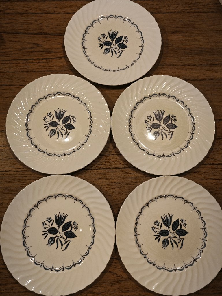5 diner dishes - Staffordshire England, Ophalen, Gebruikt, Overige merken, Keramiek