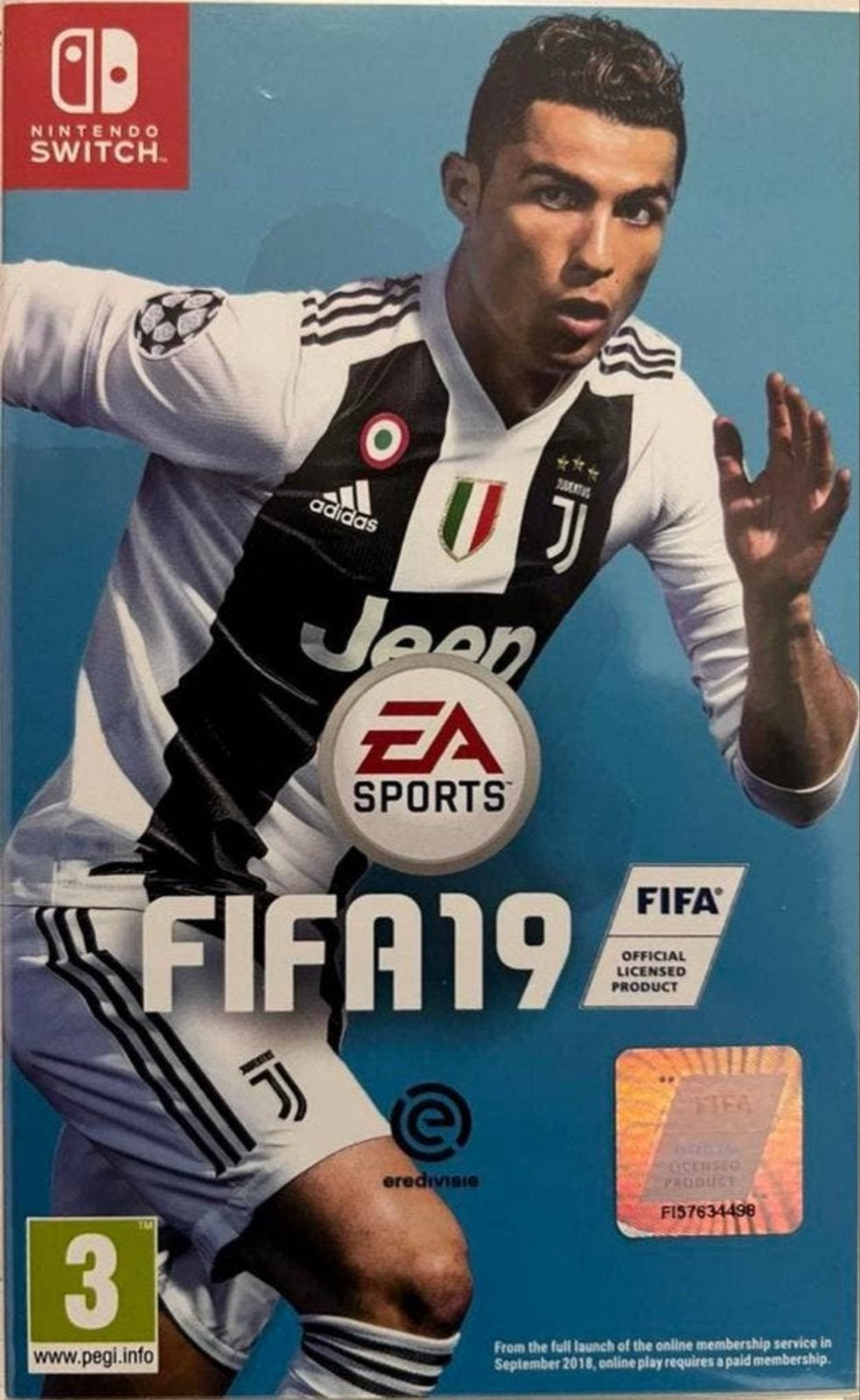 FIFA 19 - Nintendo Switch - Voetbalgame met Ronaldo, Spelcomputers en Games, Games | Nintendo Switch, Gebruikt, Eén computer, Ophalen of Verzenden