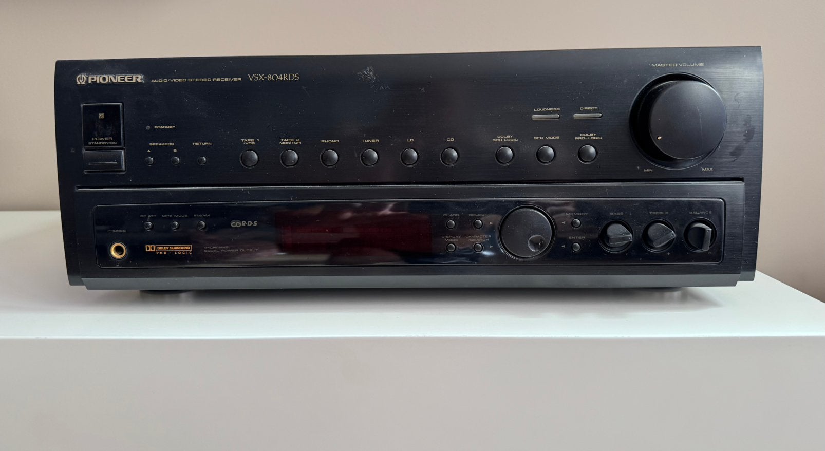 Pioneer VSX-804RDS audio/video stereo ontvanger, Ophalen, Gebruikt