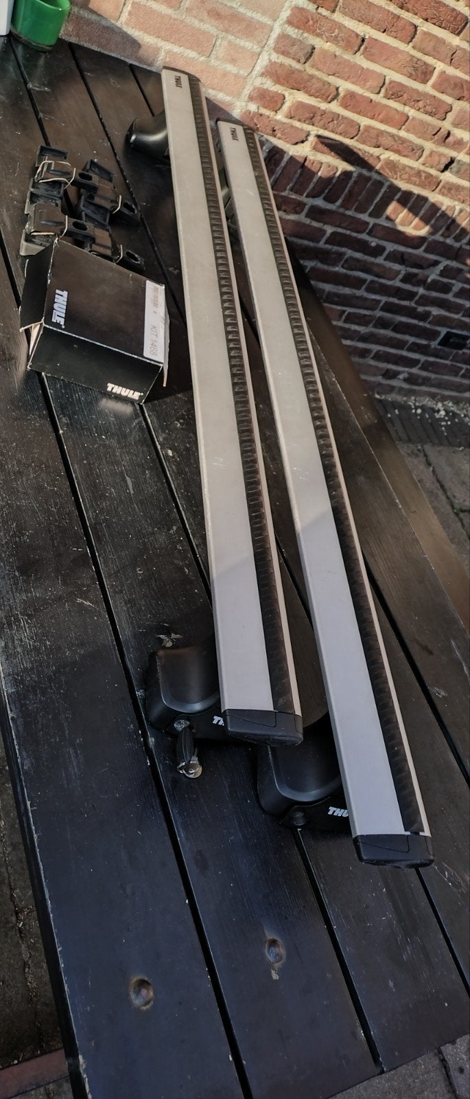 Thule dakdragers WingBar 127 + Rapid System, Auto diversen, Dakdragers, Ophalen