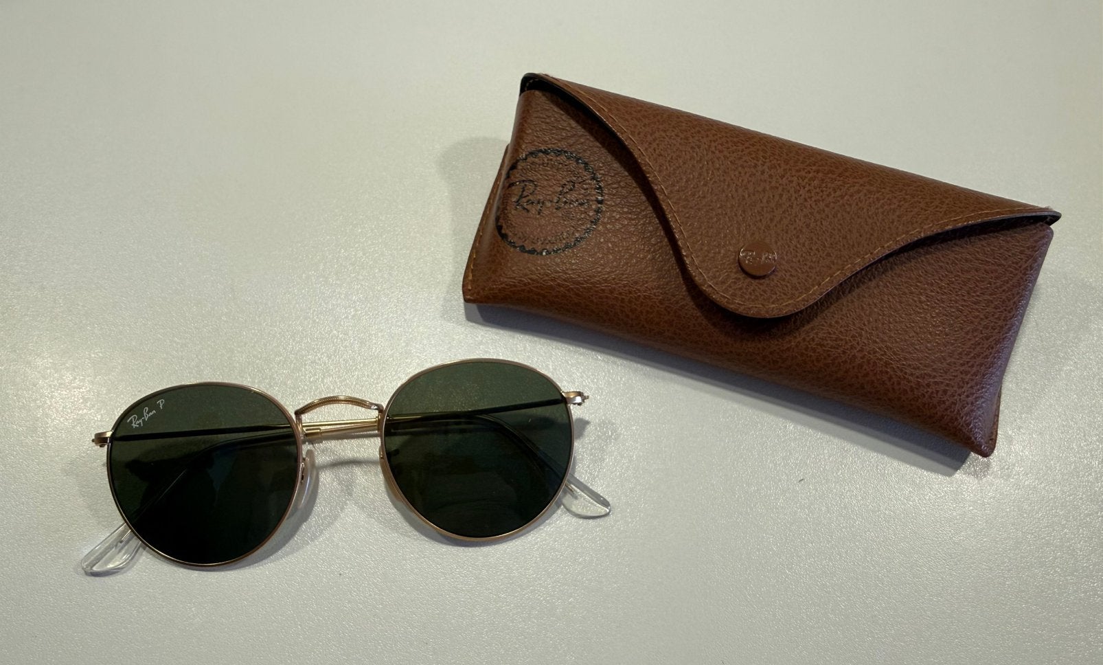 Ray Ban P | Round Metal | 50021 145 | RB3447, Zonnebril, Nieuw, Ophalen of Verzenden, Ray-Ban