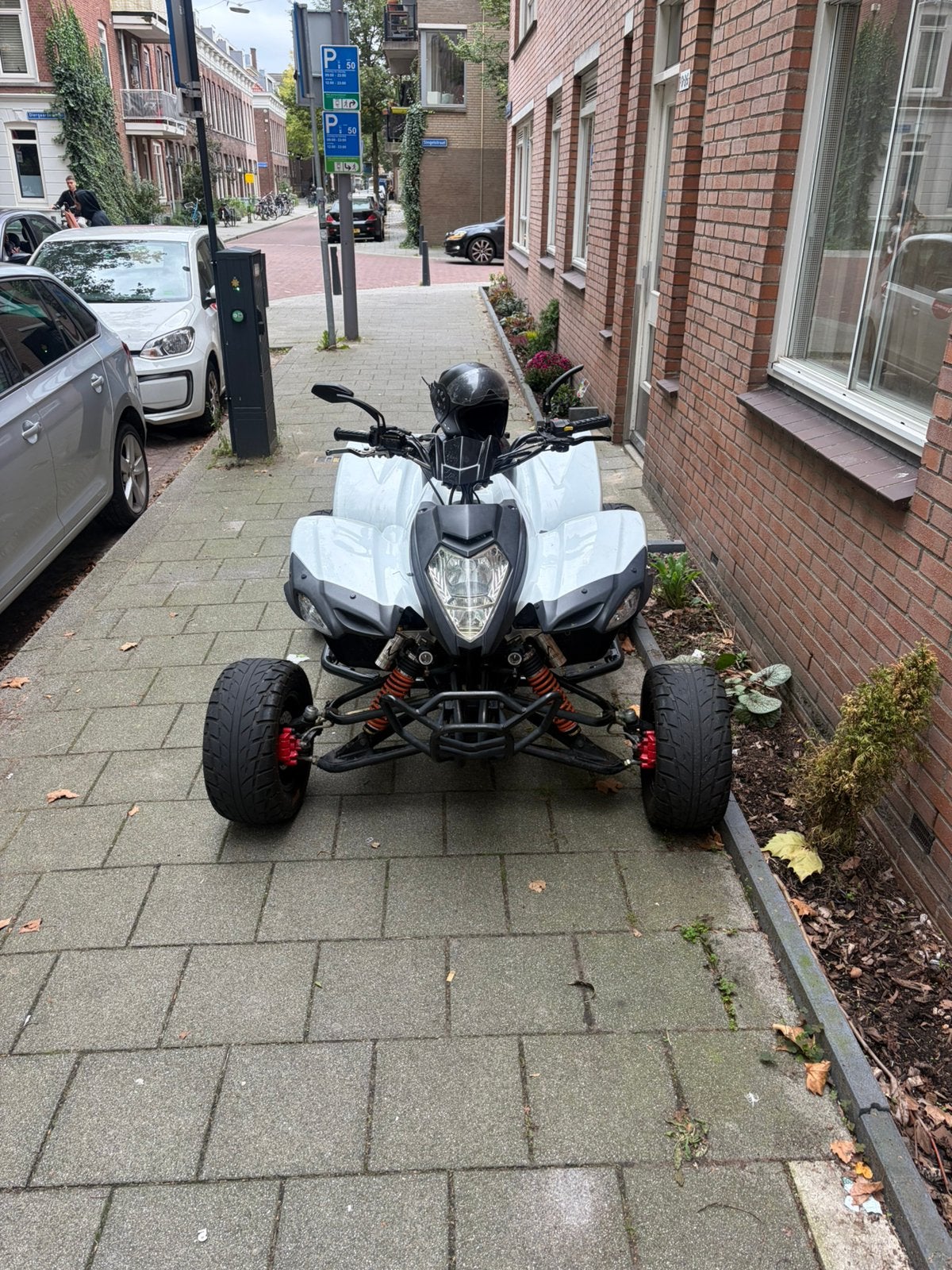 Quad Adly hurricane 500s, Ophalen, Zo goed als nieuw