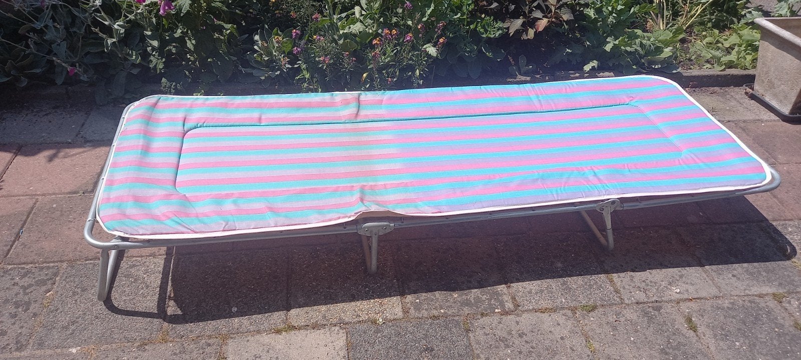 Zo goed als nieuwe stretcher 190x65 cm, Ophalen, Zo goed als nieuw, Aluminium, Verstelbaar