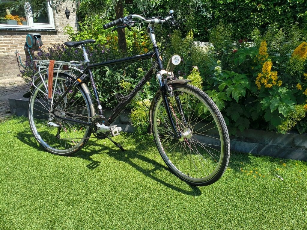 Prachtige Multicycle toerfiets in nette staat!, Velgrem, Versnellingen, Zo goed als nieuw, 53 tot 57 cm