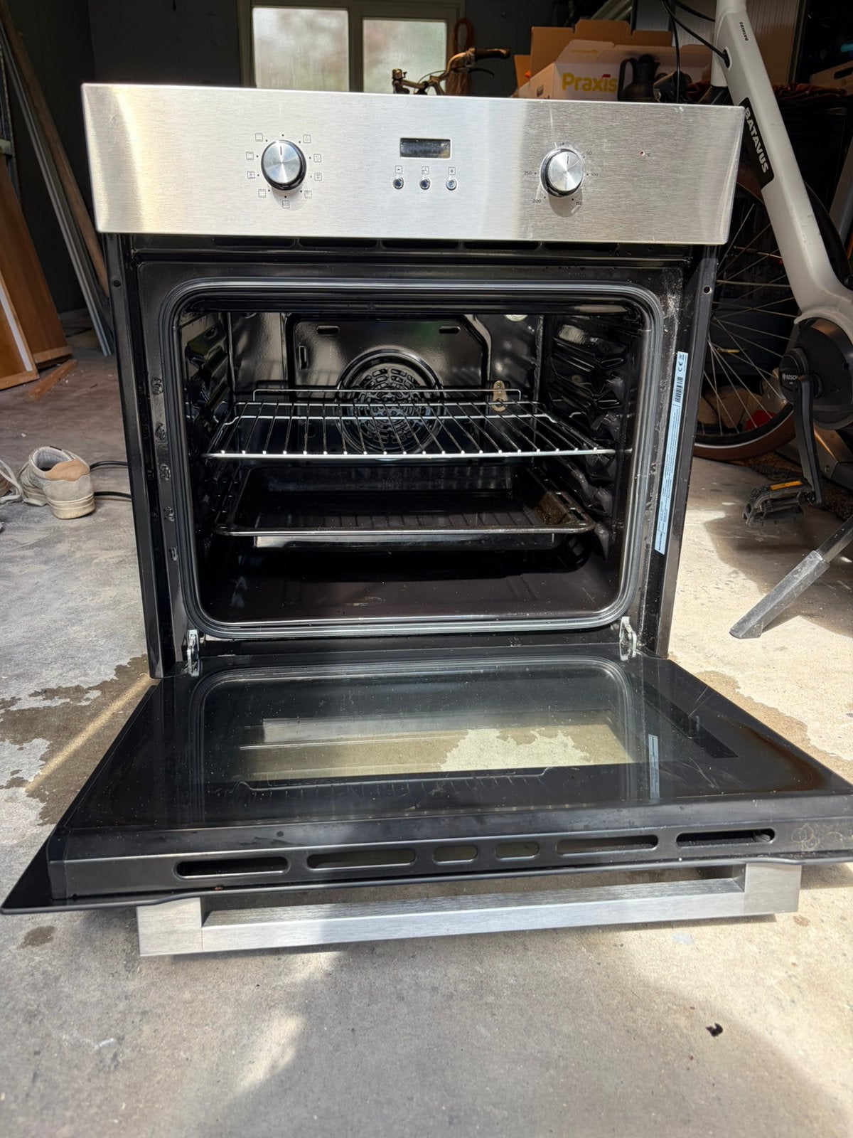 Inventum oven IOH6070RK, Ophalen, Gebruikt, Oven, Hete lucht