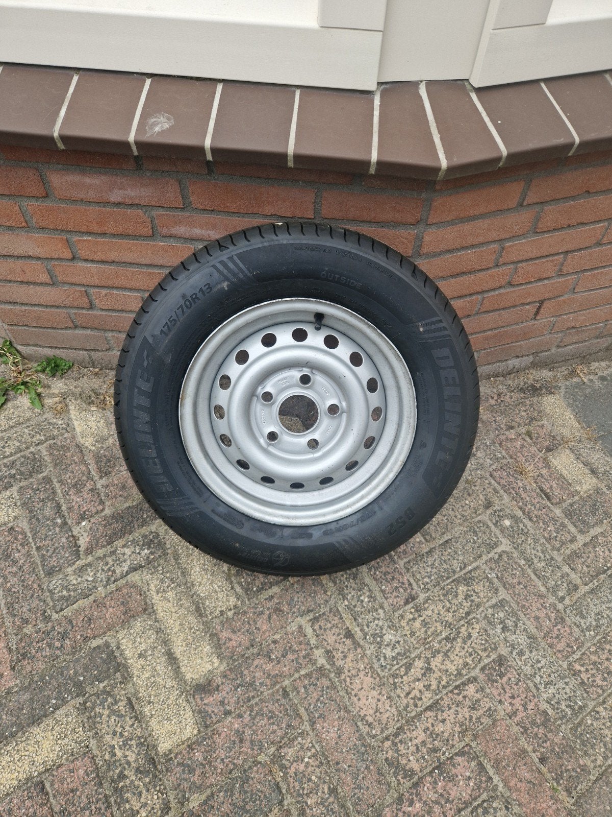 Reserve wiel met stale velg, Auto diversen, Aanhangwagen-onderdelen, Ophalen, Nieuw