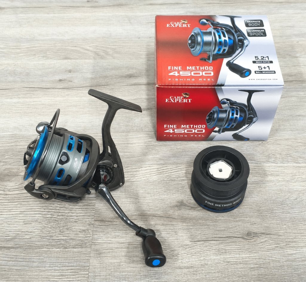 NIEUW Carp Expert Fine Method 4500 Feeder Molen 6-Lagers, Ophalen of Verzenden, Nieuw, Molen