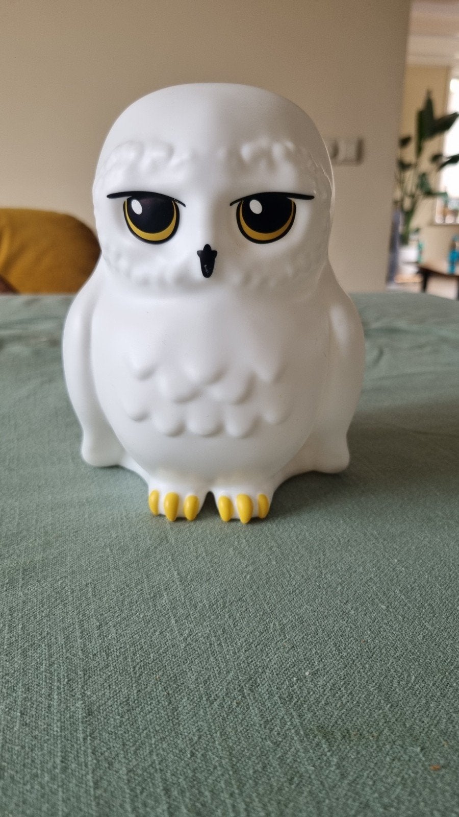 Harry Potter Hedwig nachtlampje, Ophalen of Verzenden, Zo goed als nieuw, Gebruiksvoorwerp