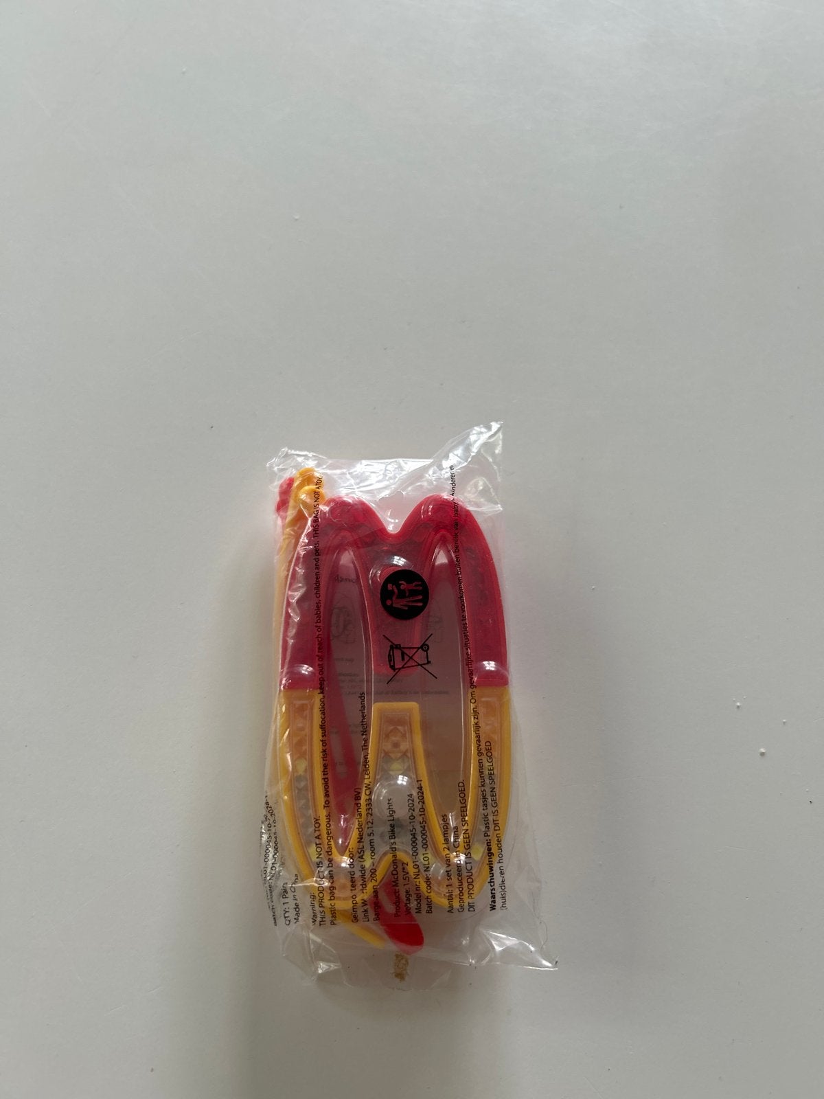 McDonald's Fietsverlichting Set - Nieuw in verpakking, Ophalen of Verzenden, Nieuw, Batterij, Verlichtingsset
