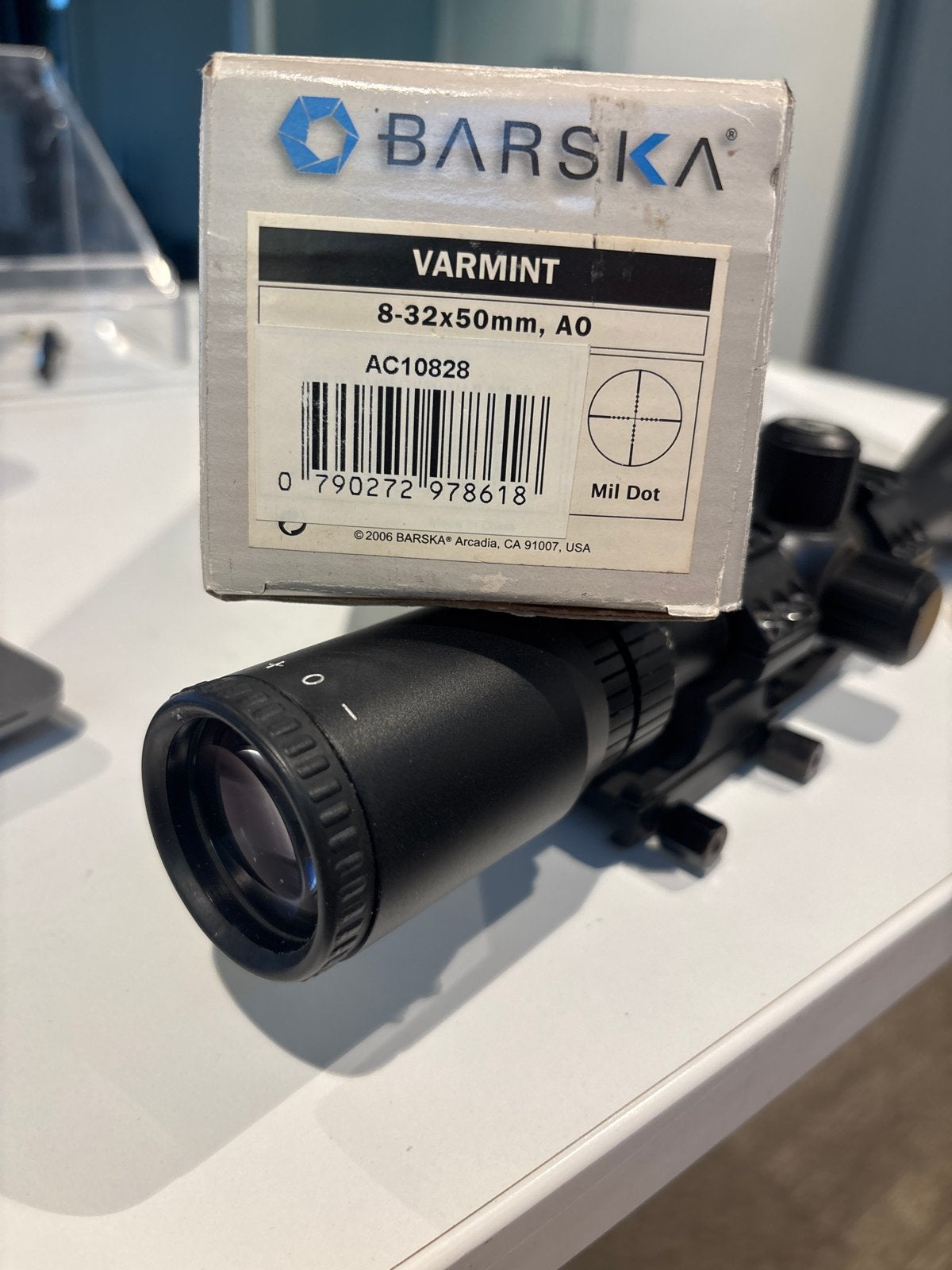 Barska Varmint 8-32x50mm AO Richtkijker, Ophalen of Verzenden, Zo goed als nieuw, 20x of meer, Overige typen