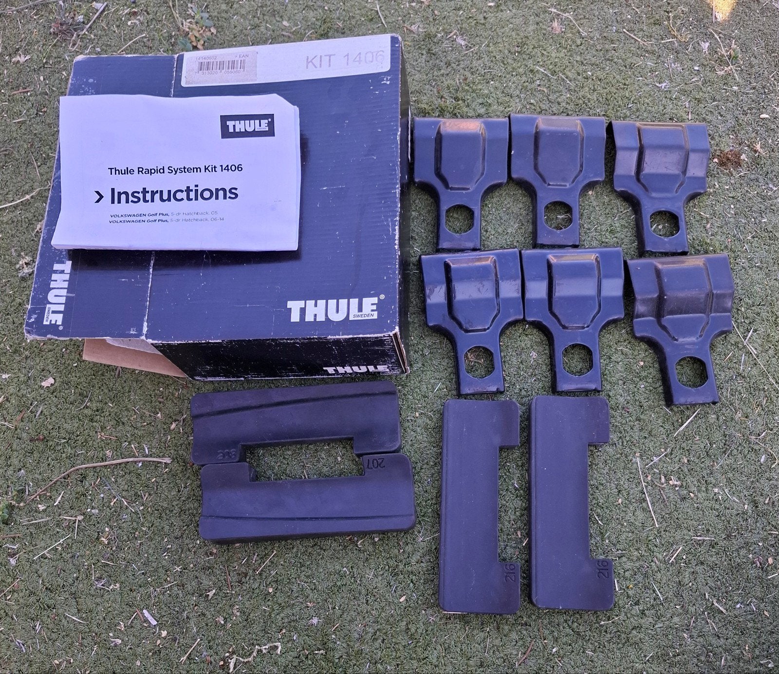 Thule kitset type 1406 VW Plus, Ophalen of Verzenden, Gebruikt, Volkswagen