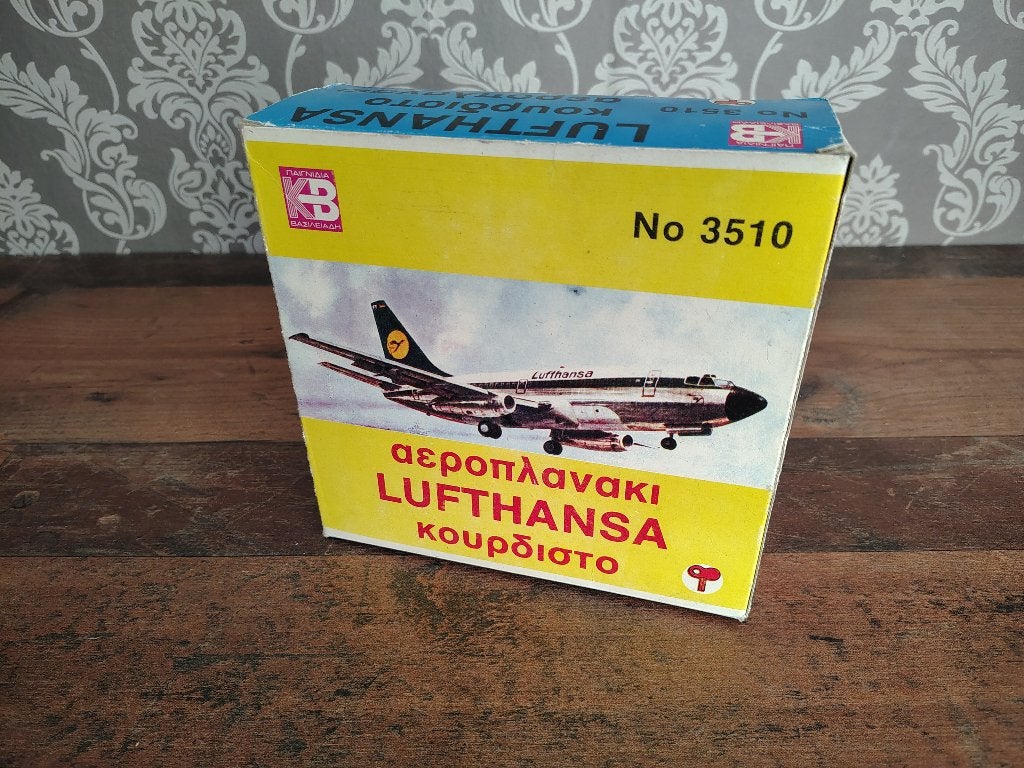 Lege Doos Vliegtuig /Lufthansa / Greece / NO3510, Ophalen of Verzenden
