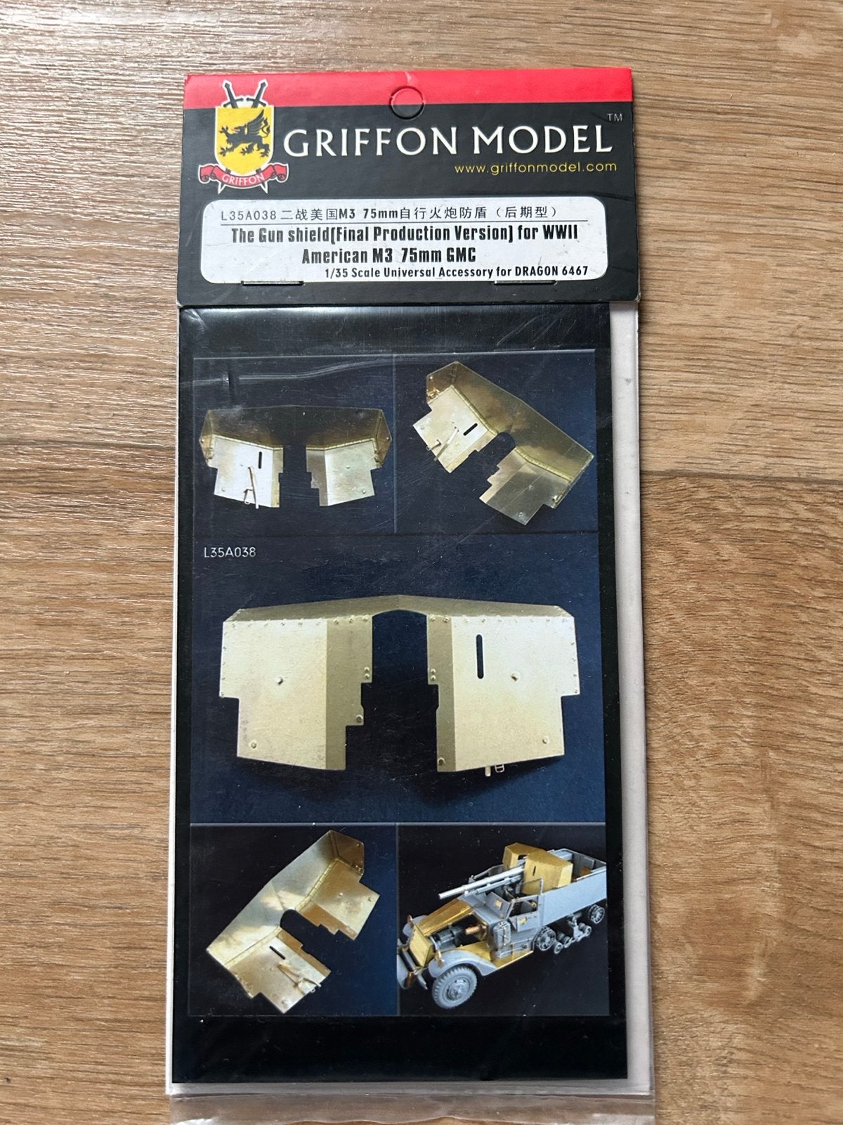 Raisin set 1/35 voor M3 half track 75 mm GMC, Overige merken, Tank, Verzenden, 1:32 tot 1:50