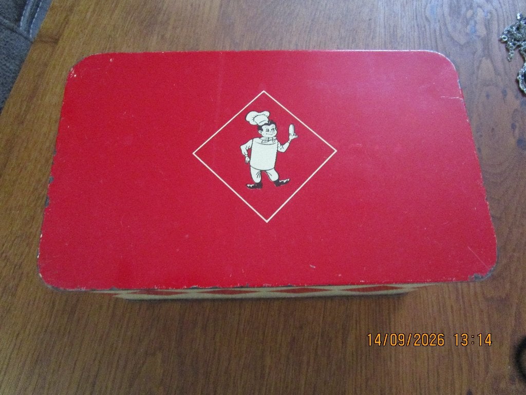 vintage bolletje blik, Ophalen of Verzenden, Gebruikt, Overige, Bolletje