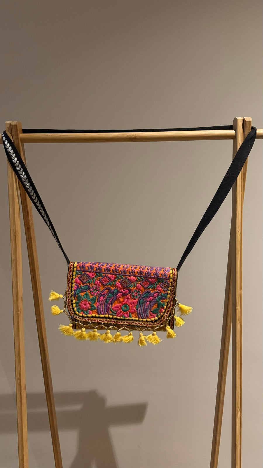 Bohemian Ibiza tasje, Ophalen of Verzenden, Zo goed als nieuw, Overige kleuren, Schoudertasje