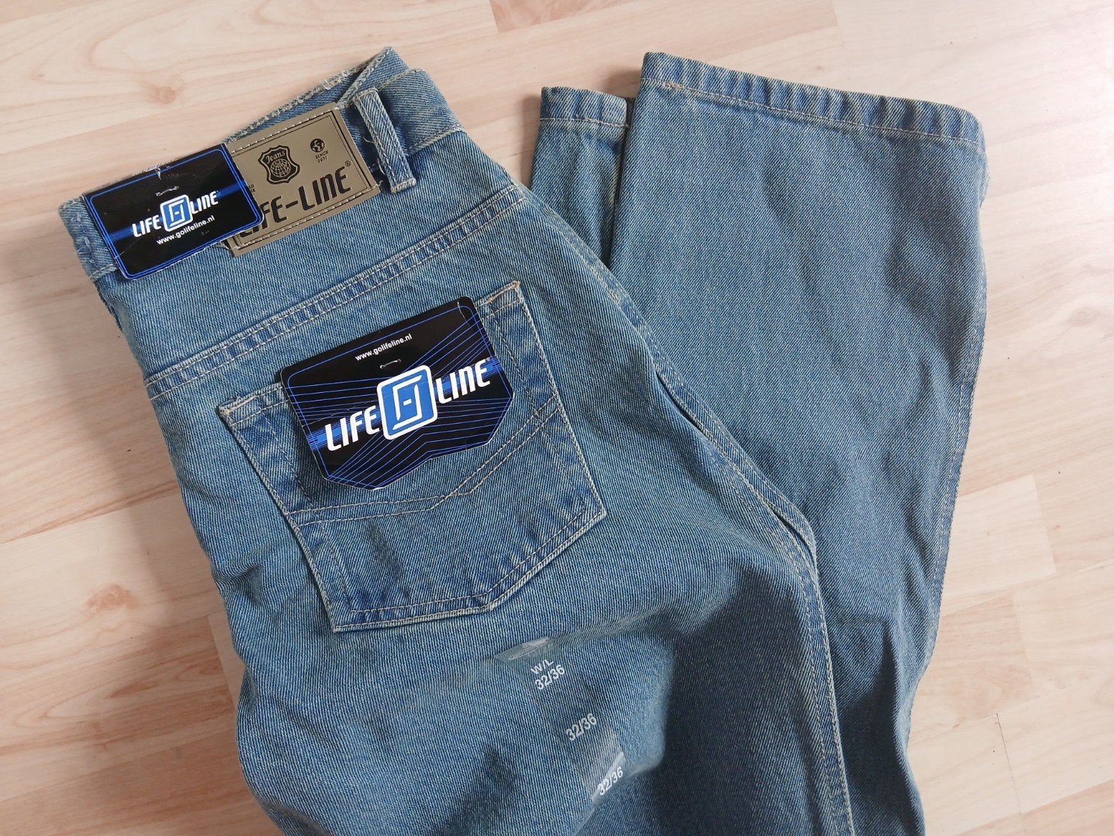 Nieuwe heren spijkerbroek - Life-Line W32/L36, Blauw, Nieuw, W32 (confectie 46) of kleiner, Ophalen of Verzenden
