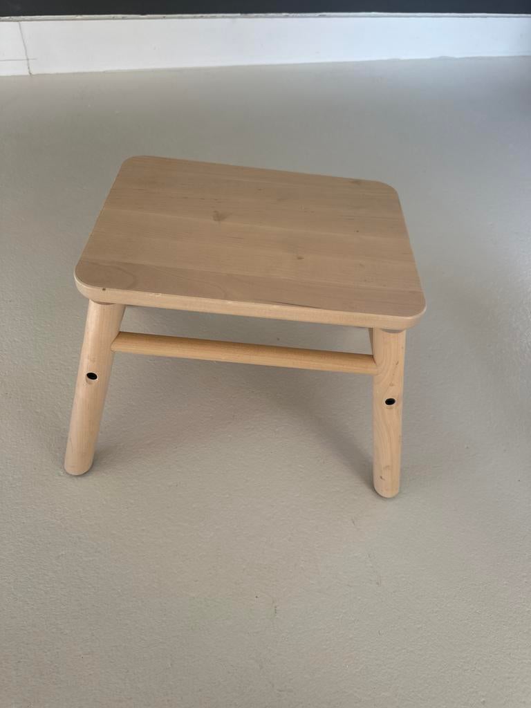 IKEA VILTO Badkamerkruk van berkenhout in goede staat, Ophalen of Verzenden, Gebruikt, Hout