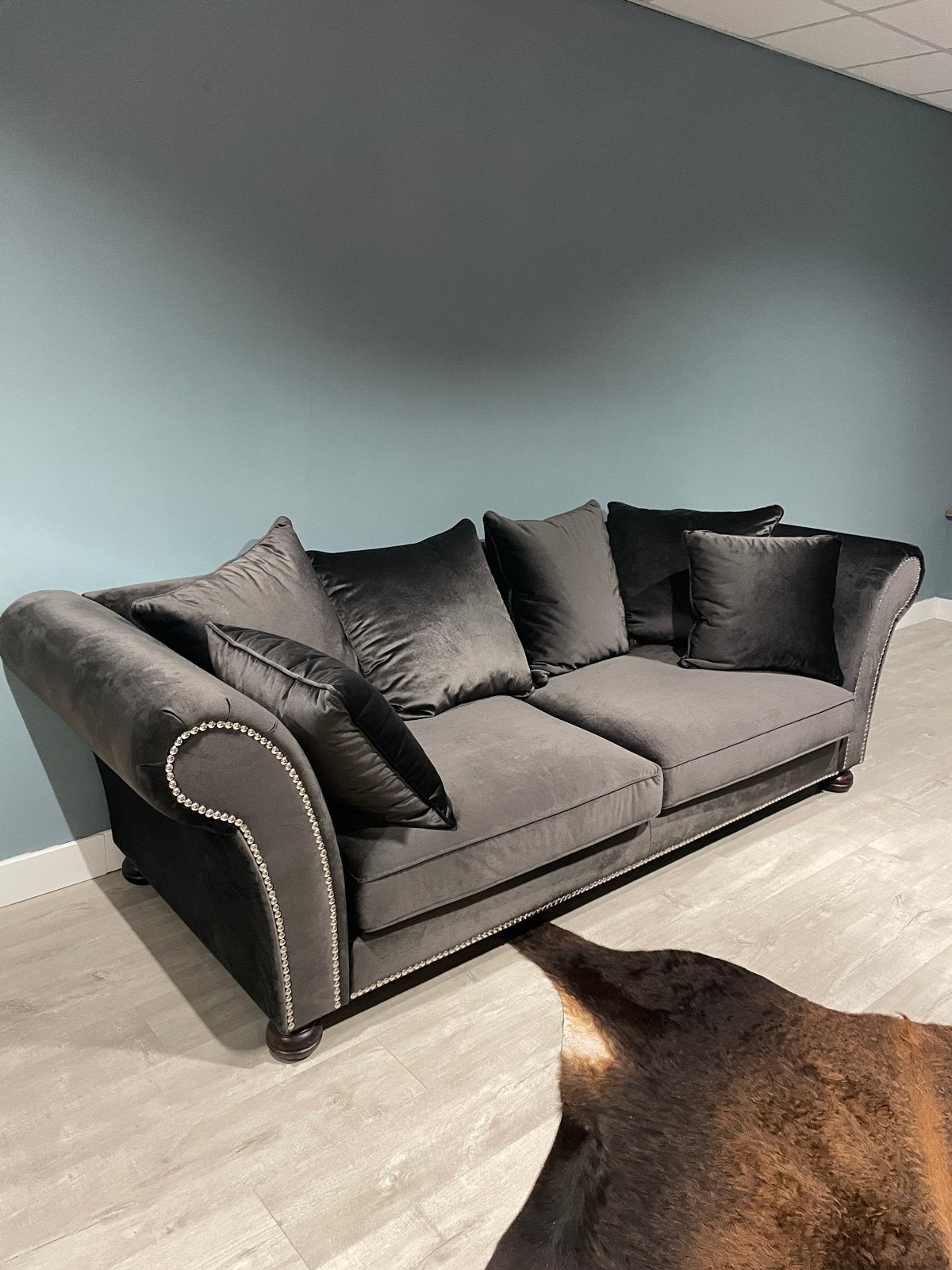 Luxe Kasteelbank - Comfort en Stijl voor uw Woonkamer, Ophalen, Gebruikt, Driepersoons, 75 tot 100 cm