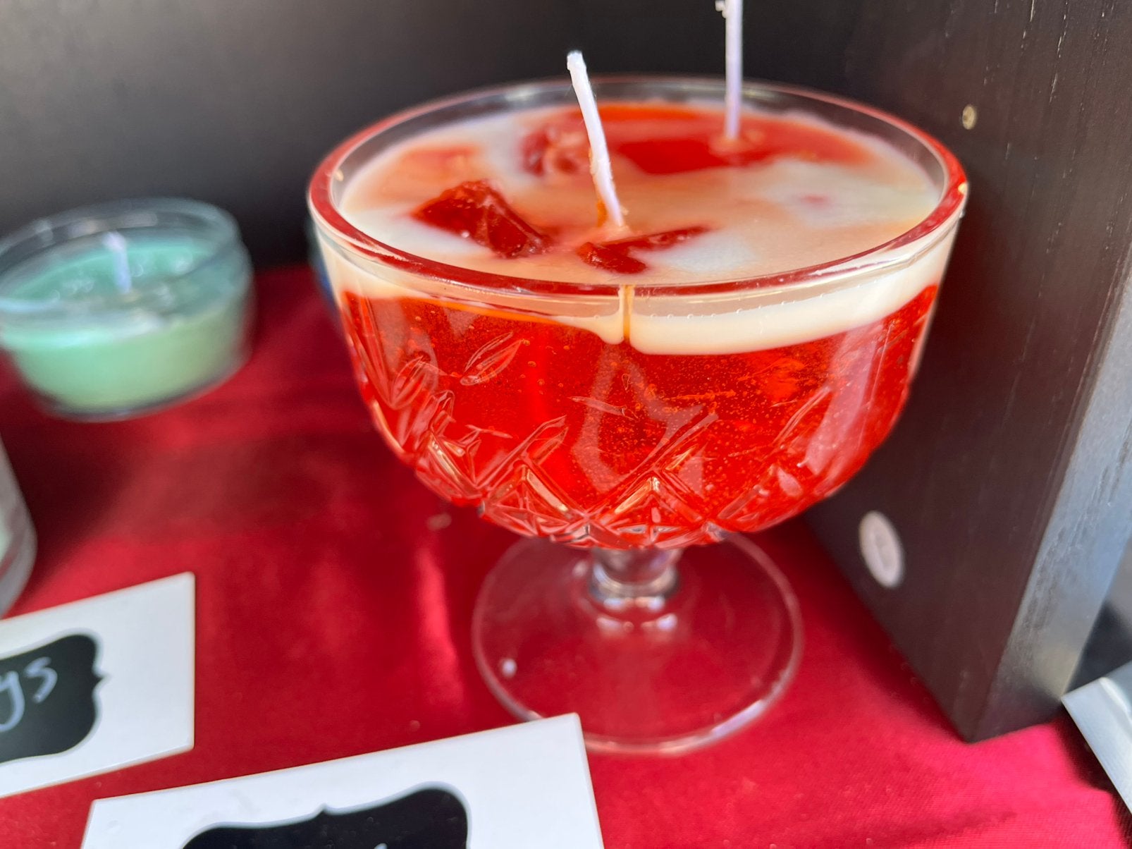 Cocktail special (limited edition), Huis en Inrichting, Oranje, Kaars, Ophalen, 10 cm